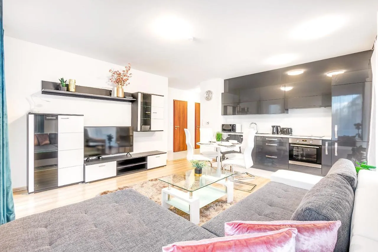 Modern Apartment With Free Garage And Balcony In The Downtown Budapesta Ungaria